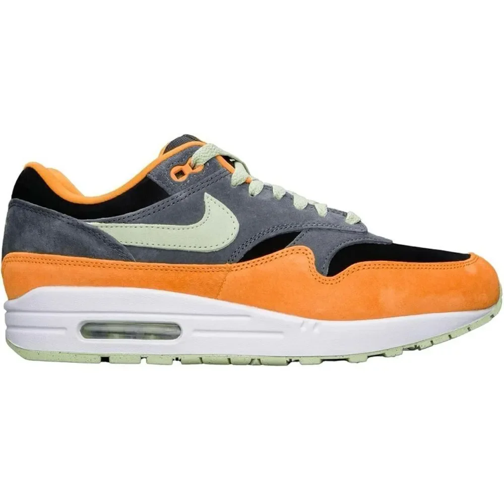 Nike Men’s Air Max 1 Premium Ugly Duckling - Honeydew Orange Gray White Size 5